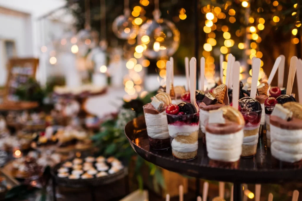 decoración de boda de invierno