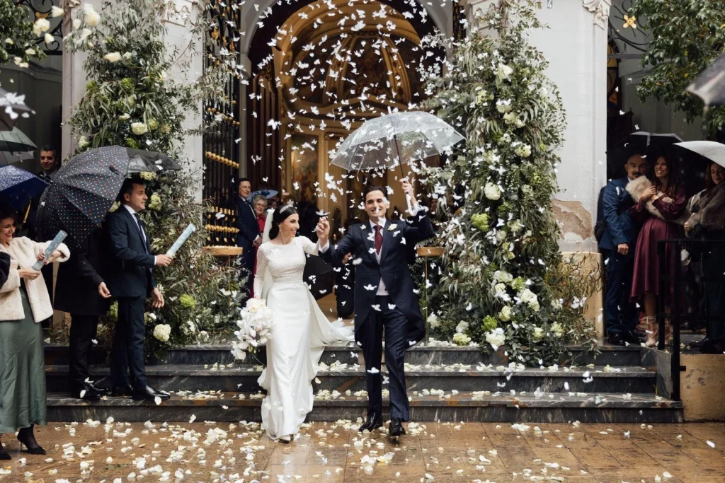 Bodas con lluvia